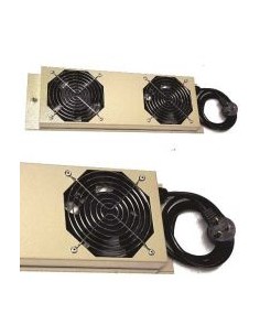 Modulo De Ventilacion P/techo 2 Turbos Negro