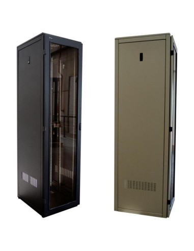 Rack 30u 19  660mm Con Later C- Pta  Delant  Armado Negro