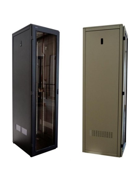 Rack 20u 19  660mm Con Later C- Pta Delant Armado  Negro