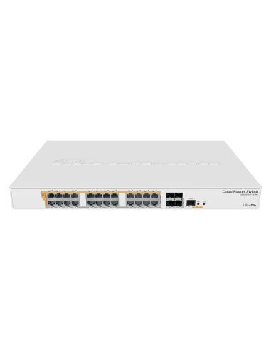 Crs328-24p-4s+rm With Routeros L5  1u Rackmount Enclosure