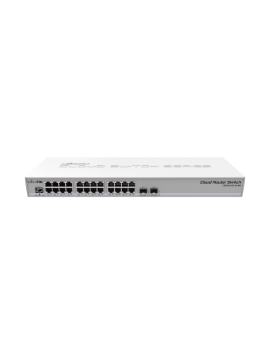 Cloud Router Switch 326-24g-2s+rm With Routeros L5  1u Rackmount Enclosure