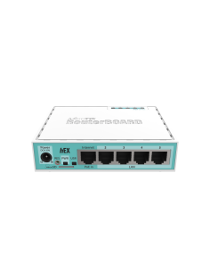 Hex With Dual Core 880mhz Mhz Cpu  256mb Ram  5 Gigabit Lan Ports  Usb  Routeros L4  Plastic Case  Psu