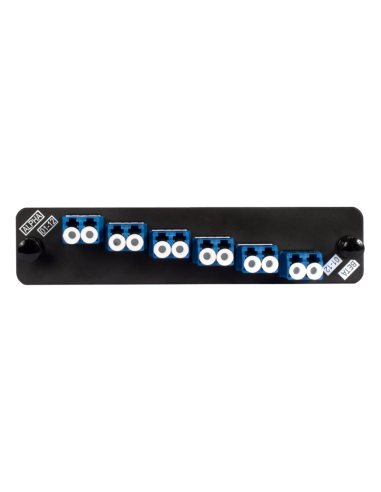 Adapter Plate 6 Lc Duplex -12 F O - Monomodo Azul