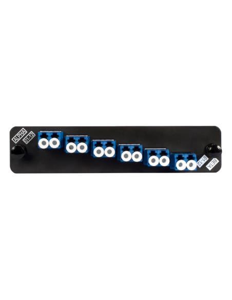Adapter Plate 6 Lc Duplex -12 F O - Monomodo Azul