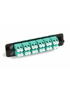 Adapter Plate 12 Lc Duplex -24 F O - Multimodo Aqua Om3 - Om4