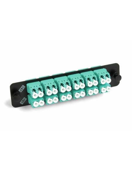 Adapter Plate 12 Lc Duplex -24 F O - Multimodo Aqua Om3 - Om4