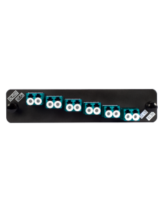 Adapter Plate 6 Lc Duplex -12 F O - Multimodo Aqua Om3 - Om4