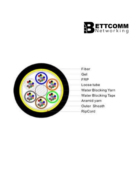 Adss 24fo Outdoor  P-vanos 80m  G652d  -bobina 2km-