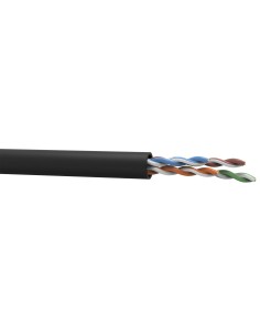Cable Transmision Datos Multilan U-utp 24awgx4p Cat 5e Cmx Outdoor -305m-