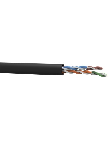 Cable Transmision Datos Multilan U-utp 24awgx4p Cat 5e Cmx Outdoor -305m-