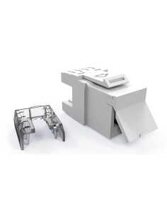 Jack - Conector Hembra Multilan Cat.5e T568a/b 90/180 - Blanco