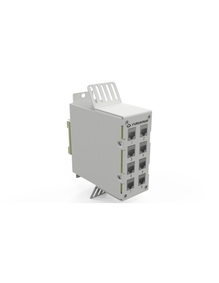 Patch Panel Para Riel Din Industrial 8p - Gris
