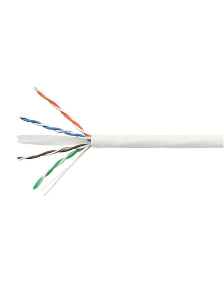 Cable Cat  6 - Blanco -x 1000 Ft- 24awg Lszh