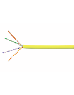 Cable 4 Utp Cat 5 Enhanced 24awg - Amarillo - -x1000 Ft-