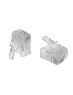 Modular Plug Rj11 - 6-position Plugs -mp-66u-f-5- - Diametro Cable Plano Max 2 29x6 61 Mm