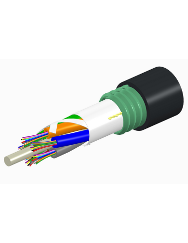 Fibra Optica 9-125 Os2 Sin Gel Con Armadura Metalica X 12 Hilos