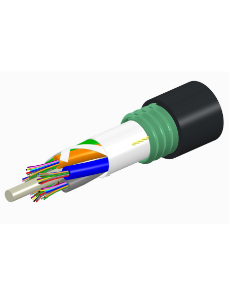Fibra Optica 9-125 Os2 Sin Gel Con Armadura Metalica X 12 Hilos