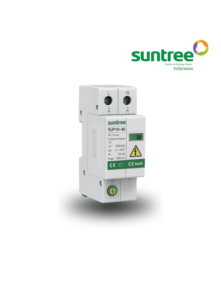 Protector Contra Sobretensiones Corriente Alterna  2 Polos -l+n-  275vca 20-40ka