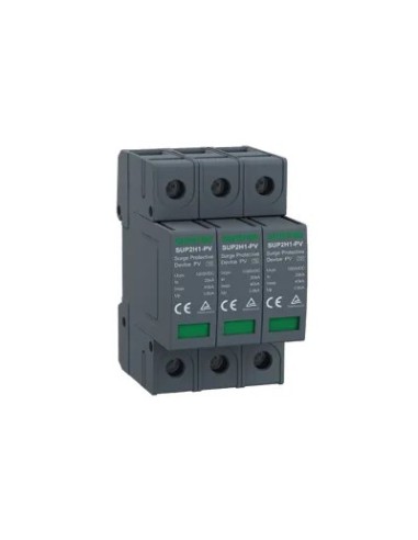 Protector Contra Sobretensiones Corriente Continua  3 Polos 1000vcc 20-40ka