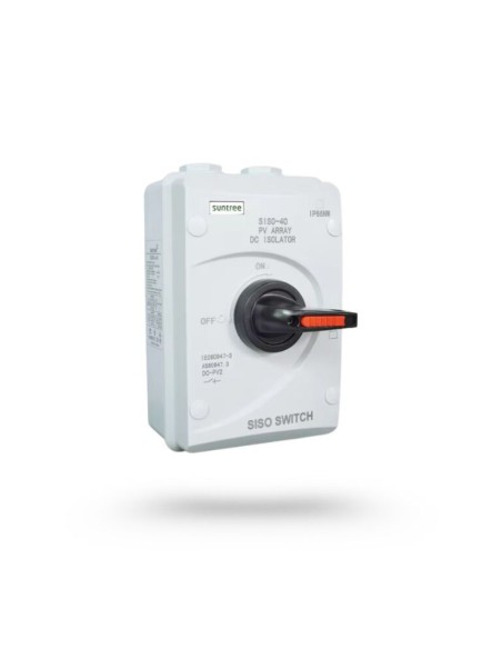 Llave De Corte Corriente Continua  1000vcc 32a  Ip66  4 Polos Con Conectores Mc4