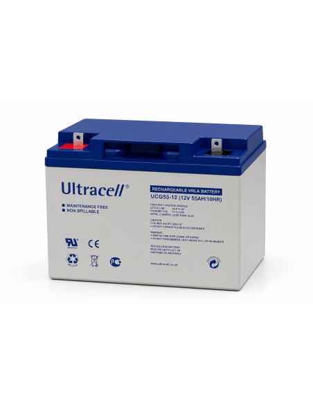 Bateria Ultracell Gel 12v 55ah Ciclo Profundo