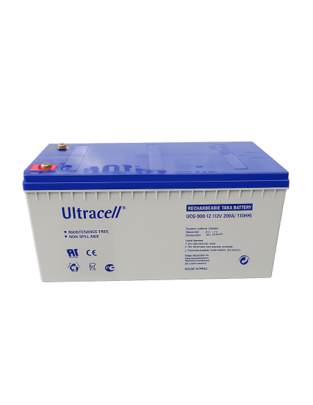 Bateria Ultracell Gel 12v 200ah Ciclo Profundo