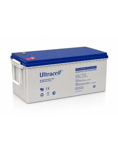 Bateria Ultracell Gel 12v 275ah Ciclo Profundo
