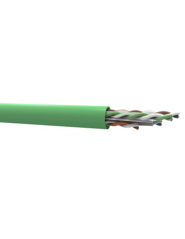 Cable Transmision De Datos Gigalan Green U-utp 23awgx4p Cat 6