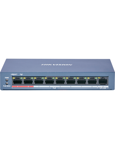 8 Port Fast Ethernet Unmanaged Poe Switch