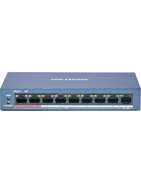 8 Port Fast Ethernet Unmanaged Poe Switch