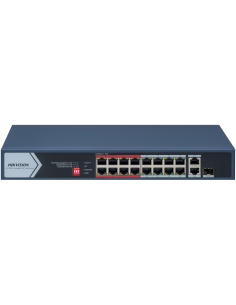 16 Port Fast Ethernet Unmanaged Poe Switch