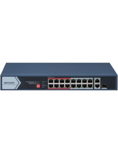 16 Port Fast Ethernet Unmanaged Poe Switch