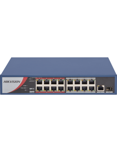 16 Port Fast Ethernet Unmanaged Poe Switch