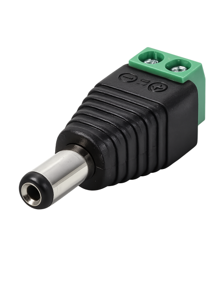Ficha Jack Conector Para Alimentacion Macho / Marca Net Quality