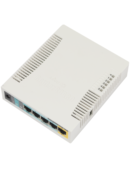 Routerboard 951ui-2hnd With 600mhz Cpu  128mb Ram  5xlan  Built-in 2 4ghz 802b-g-n 2x2 Two Chain Wireless With Integrated Ant
