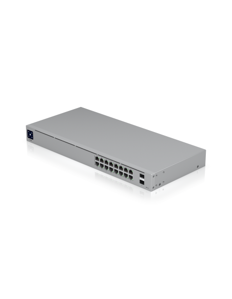 Unifi Switch Gen 2  16 Puertos Gigabit (solo 8 Puertos 802.3af/at) Y 2 Puertos Para Sfp 1g
