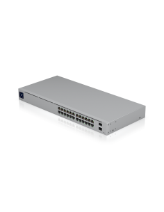 Unifi Switch Gen 2  24 Puertos Gigabit (solo 16 Puertos 802.3at Poe+) Y 2 Puertos Para Sfp 1g