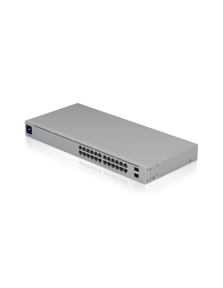 Unifi Switch Gen 2  24 Puertos Gigabit (solo 16 Puertos 802.3at Poe+) Y 2 Puertos Para Sfp 1g