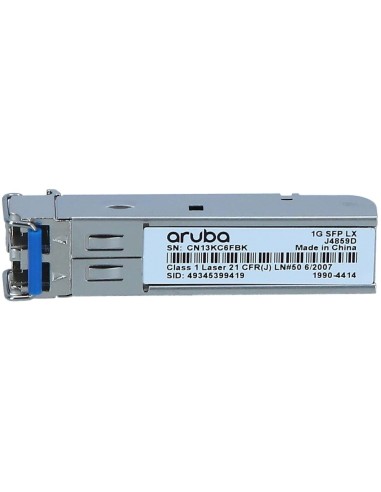 Transceiver Aruba 1g Sfp Lc Lx 10km Smf