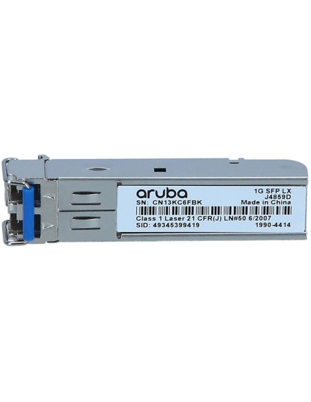 Transceiver Aruba 1g Sfp Lc Lx 10km Smf